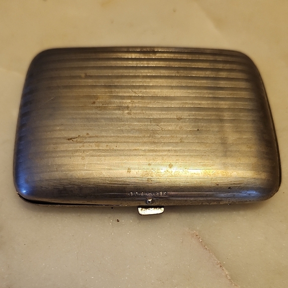 german silver cigarette case Vintage German Silver Cigarette Case